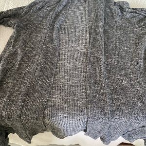 Candies dress cardigan  size x s gray and black